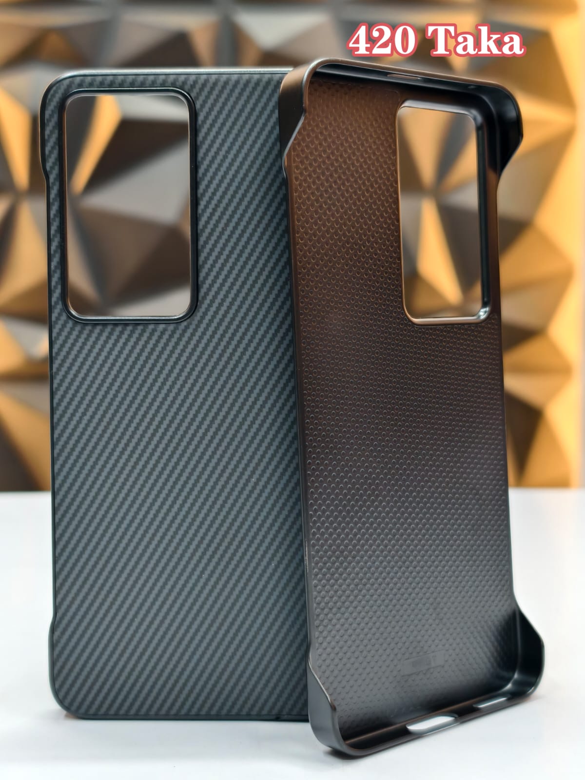 Honor GT Two Cut Slim Cover With Carbon Fiber Texture